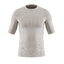 Sports Compression Shirt Short Sleeve Men silvergrey