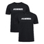 hmlELEMENTAL 2-PACK LOGO COTTON TEE blackblack