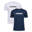 hmlELEMENTAL 2-PACK LOGO COTTON TEE brightwhitedressblues