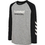 hmlJR LOGO T-SHIRT L/S greymelange
