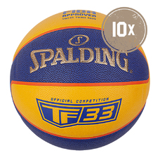 Basketball TF 33 Gold In/Out FIBA - 10er Ballpaket